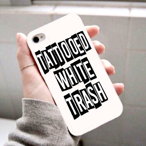 Tattooed White Trash Phone Cover