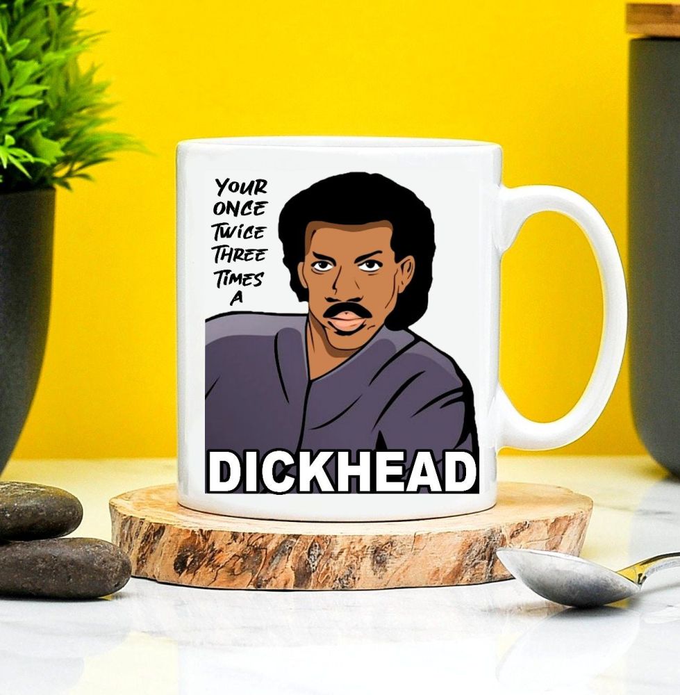 Lionel Richie Dickhead Mug