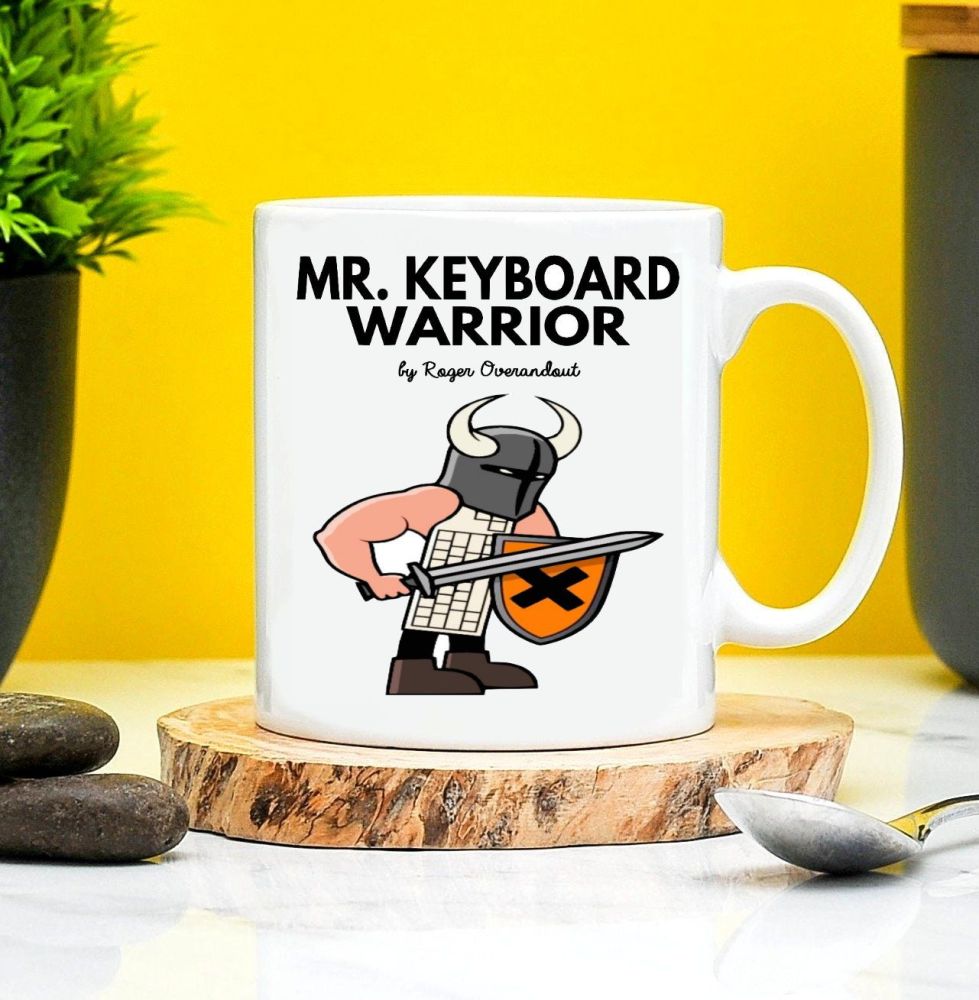 Mr Men Keyboard Warrior Mug
