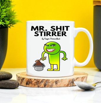 Mr Men Shit Stirrer Mug
