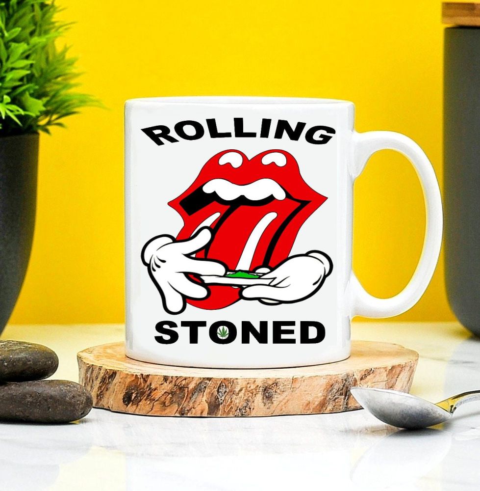Rolling Stoned Mug Rolling Stones Style 