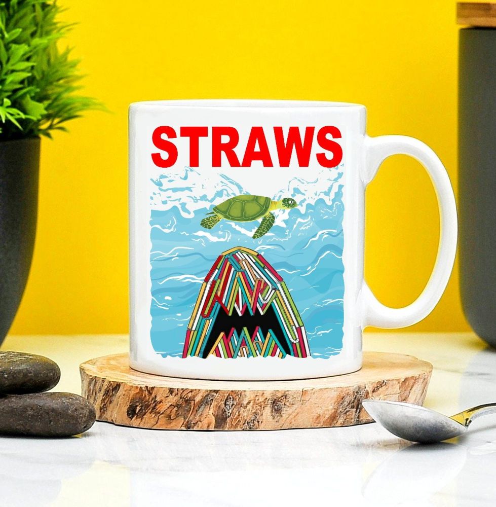 Straws Mug Jaws Style