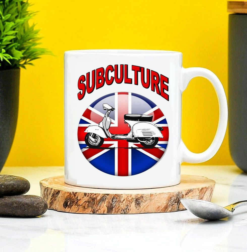 Subculture Vespa Mug