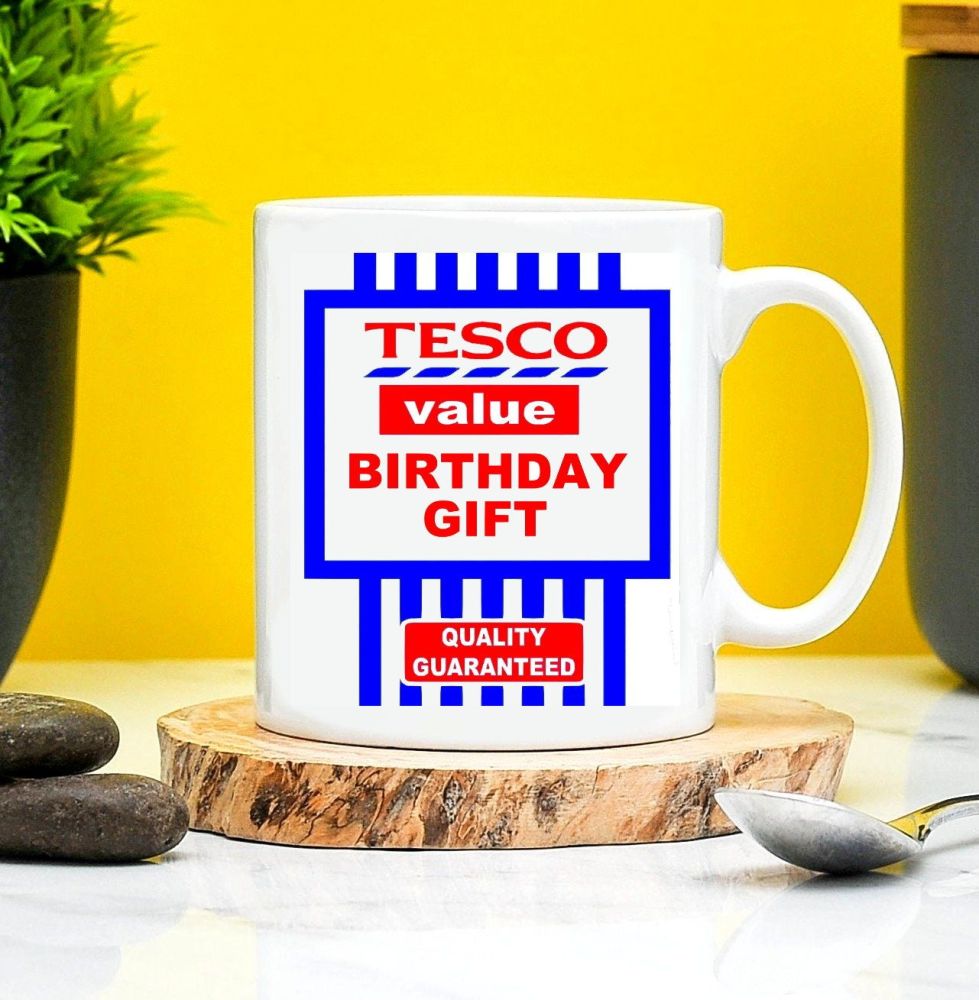 Tesco Value Birthday Gift Mug