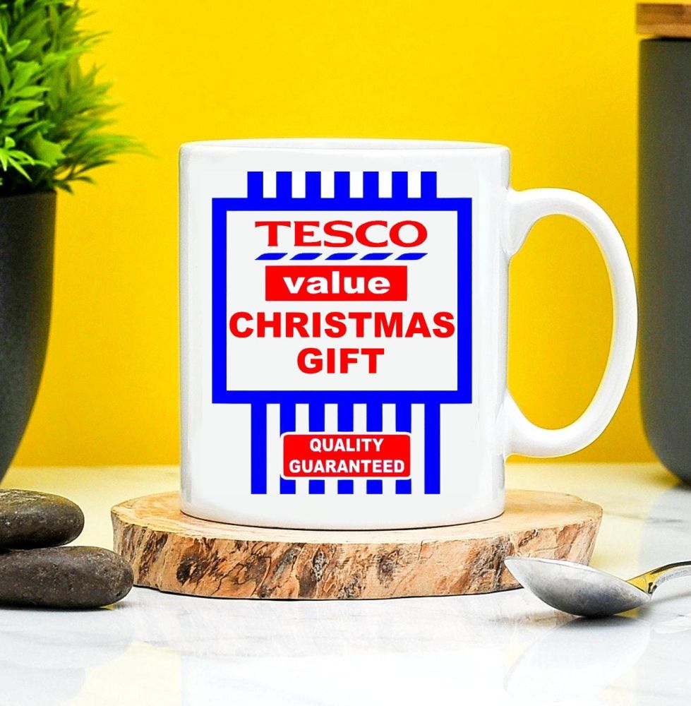 Tesco Value Christmas Gift Mug 