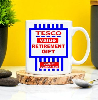 Tesco Value Retirement Mug