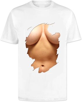 Torn Shirt Boobs T Shirt