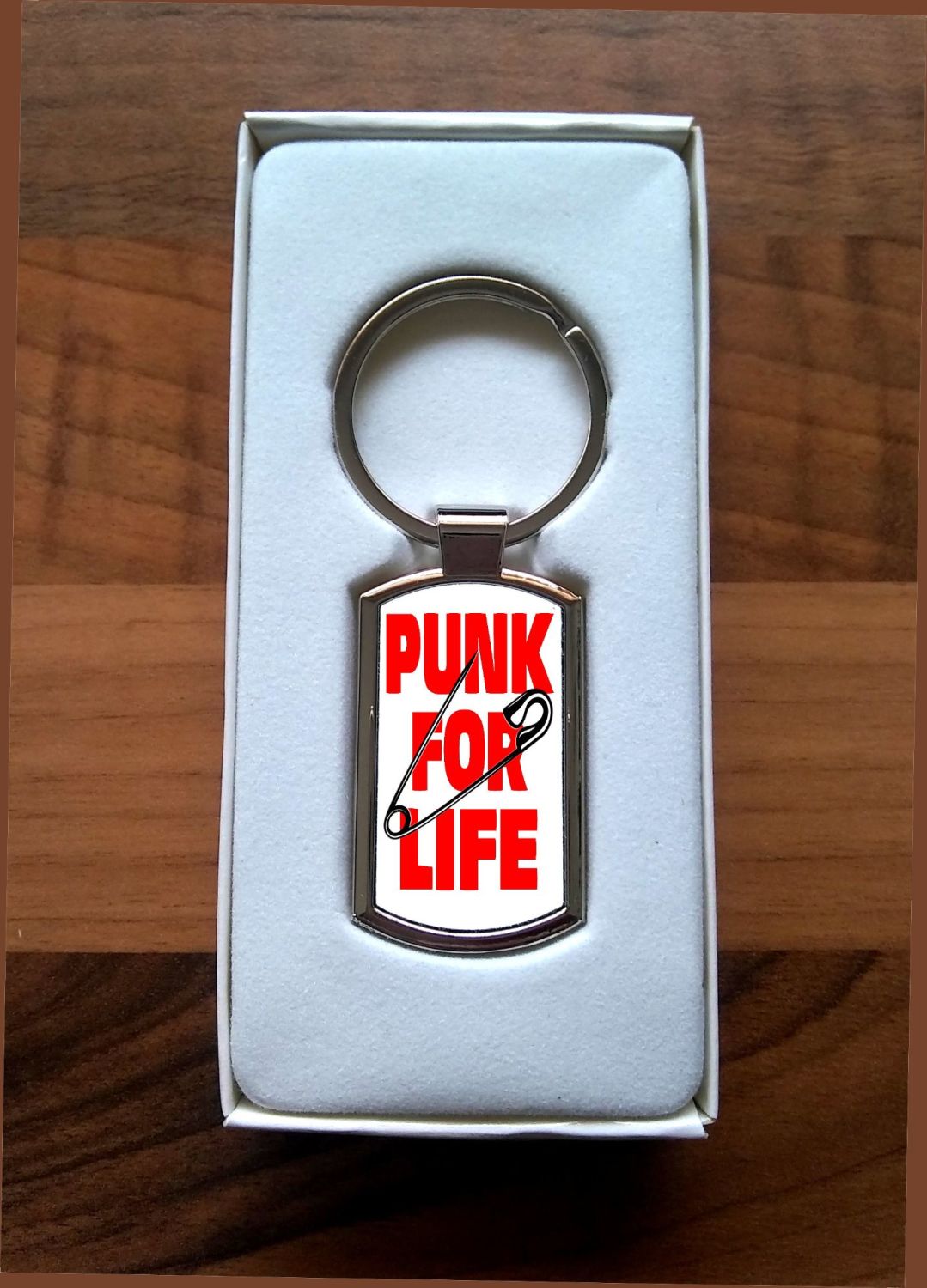 Punk For Life Keyring