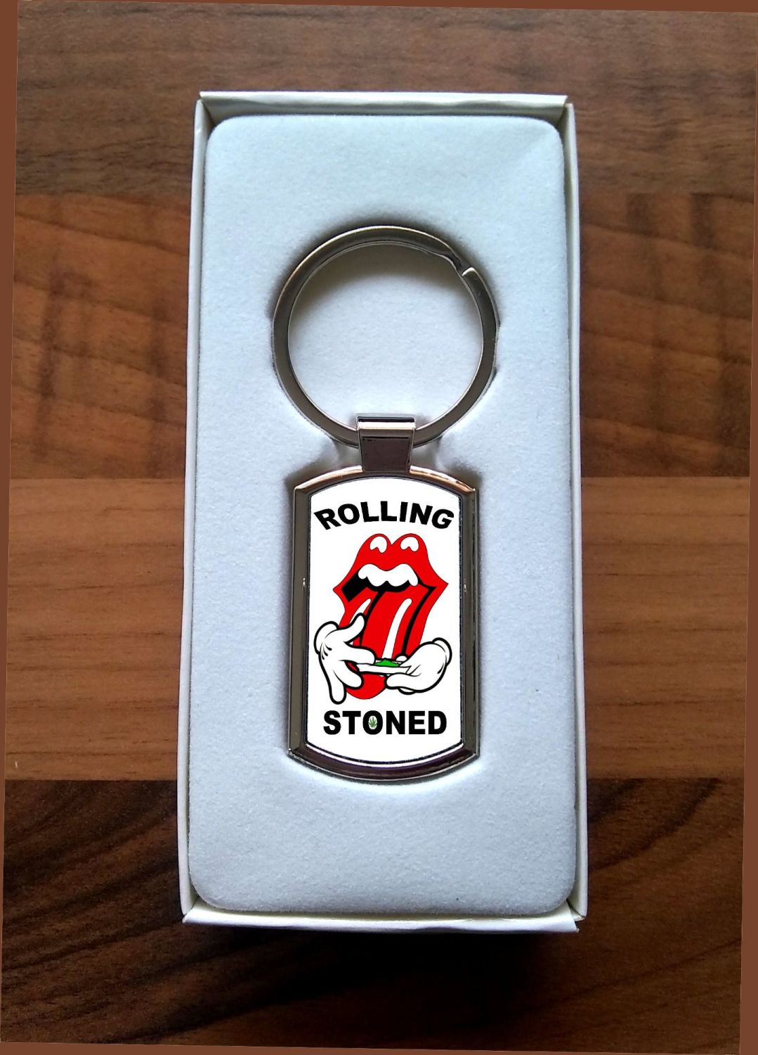 Rolling Stoned Keyring 420