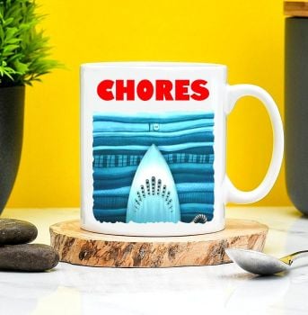 Chores Jaws Style Mug