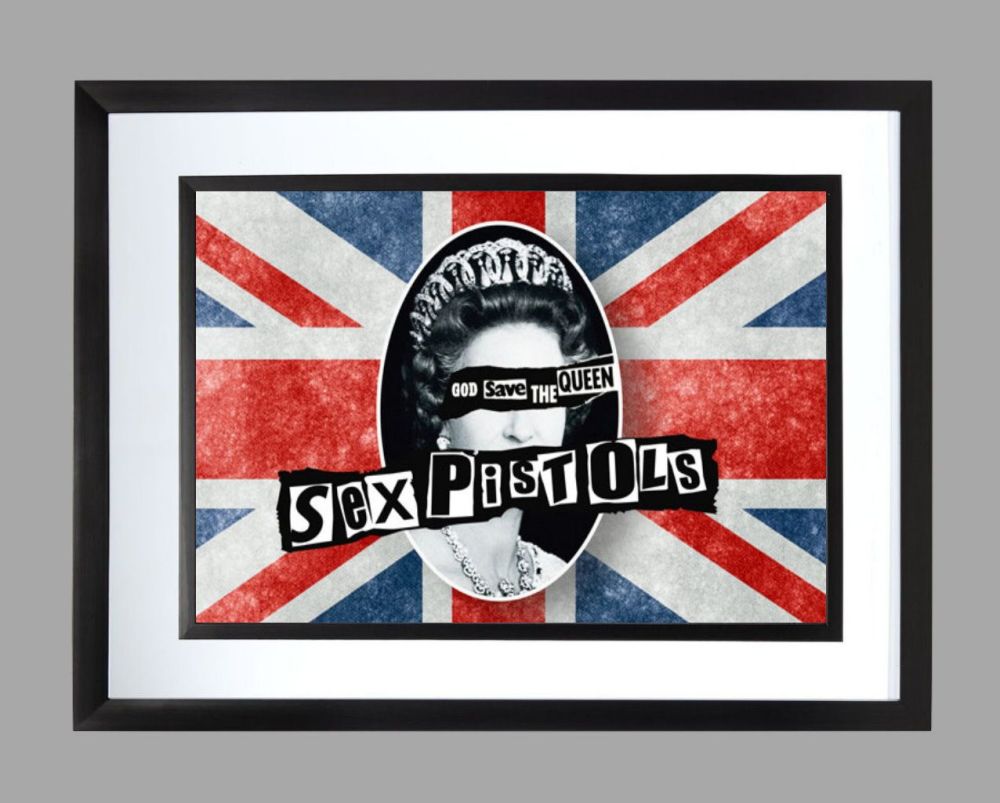 Sex Pistols Poster Print God Save The Queen