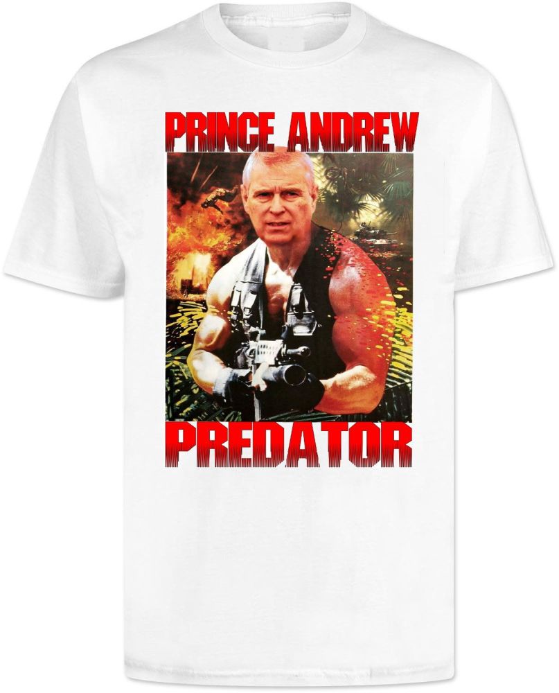 Prince Andrew Predator T shirt