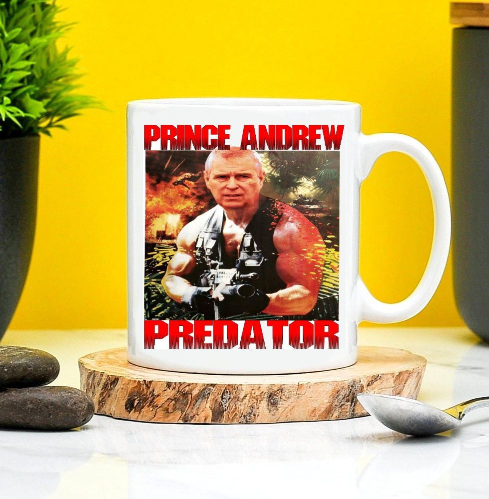 Prince Andrew Predator Mug
