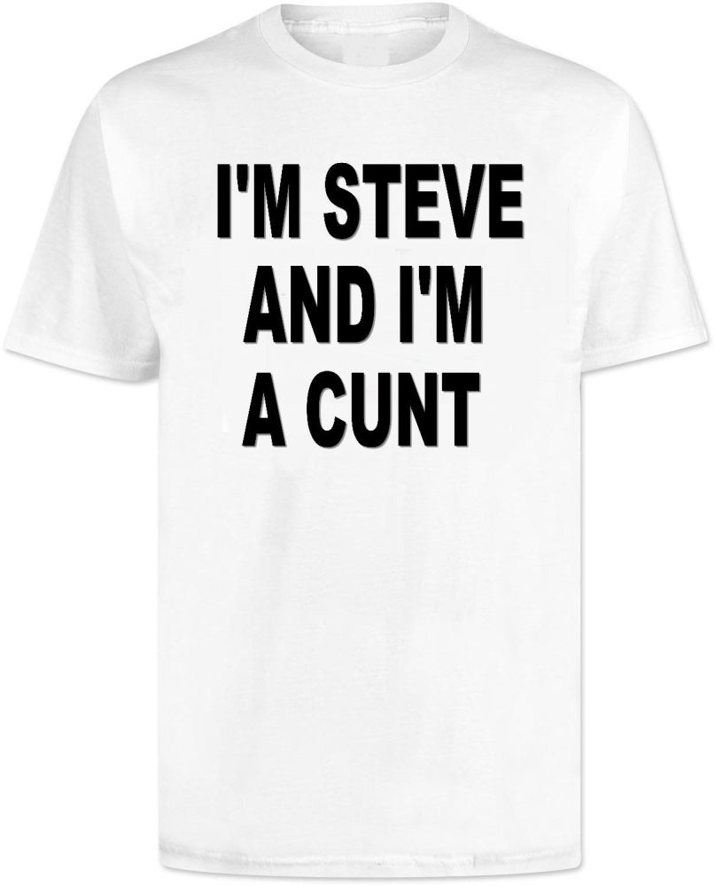 Personalised Name Cunt T Shirt