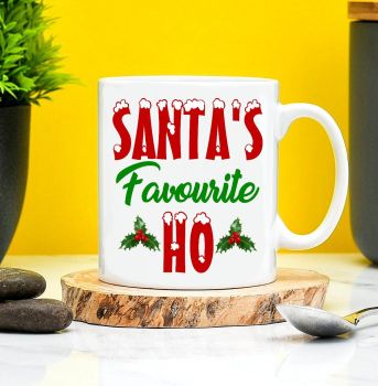 Christmas Santa's Favourite Ho Funny Mug