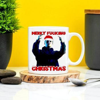 Oasis Liam Gallagher Christmas Mug