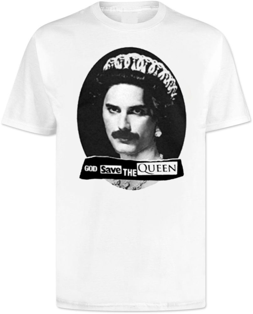 Queen God Save The Queen Freddie Mercury T Shirt