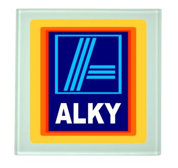 Alky Aldi Style Coaster