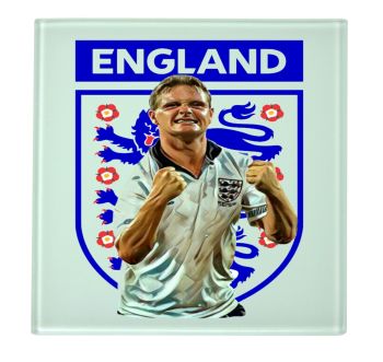 Football Casuals Gazza England Coaster