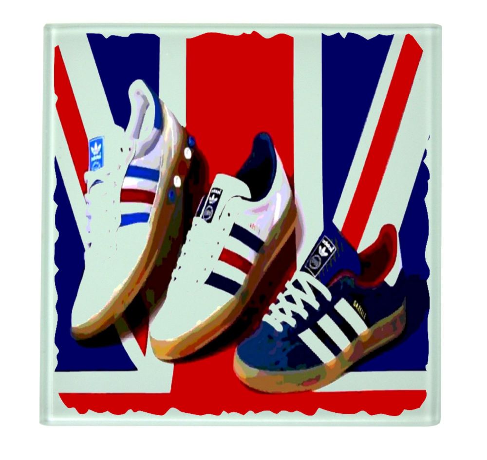 Football Casuals Trainers Coaster
