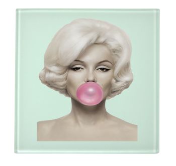 Marilyn Monroe Bubble Gum Coaster