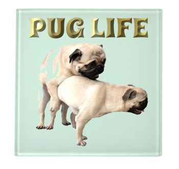 Pug Life Coaster
