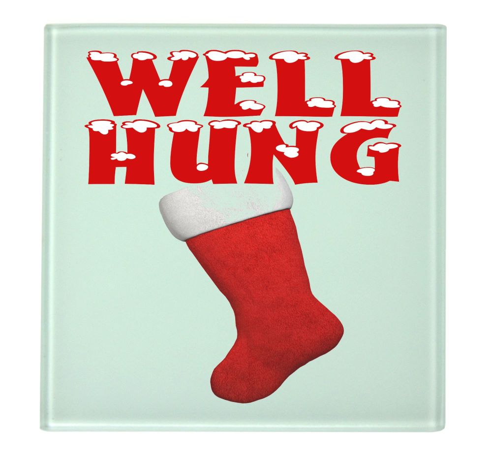 Christmas Well Hung Coaster