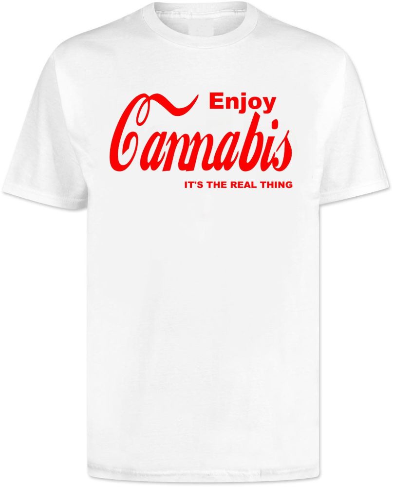 Cannabis Coke Style T ShIrt 