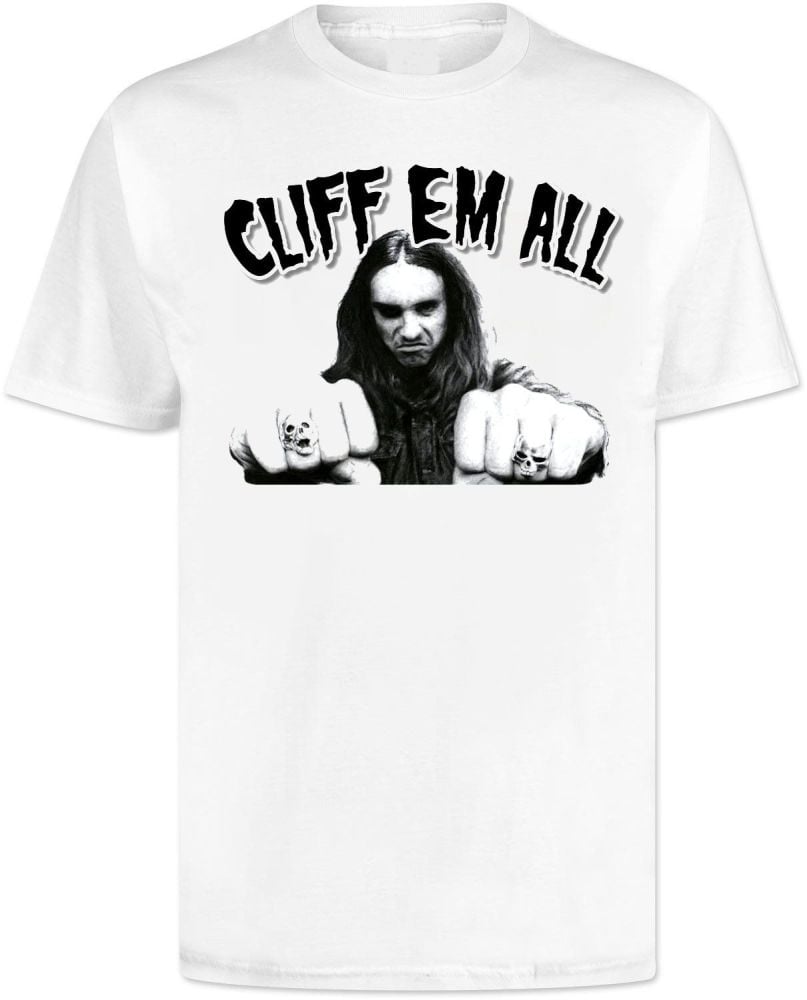 Cliff Burton Metallica T Shirt Cliff Em All