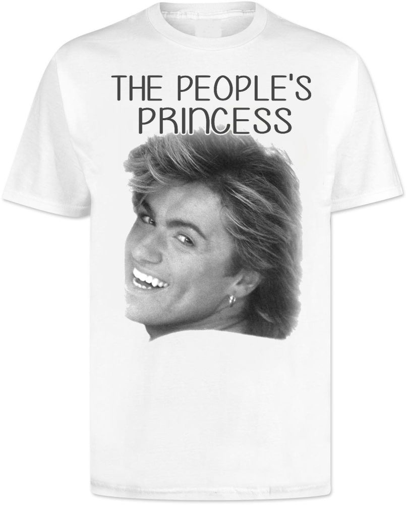 George Michael Lady Di T Shirt