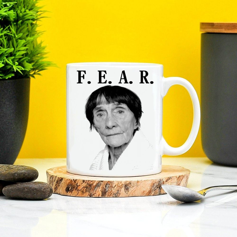 Ian Brown FEAR Joke Mug