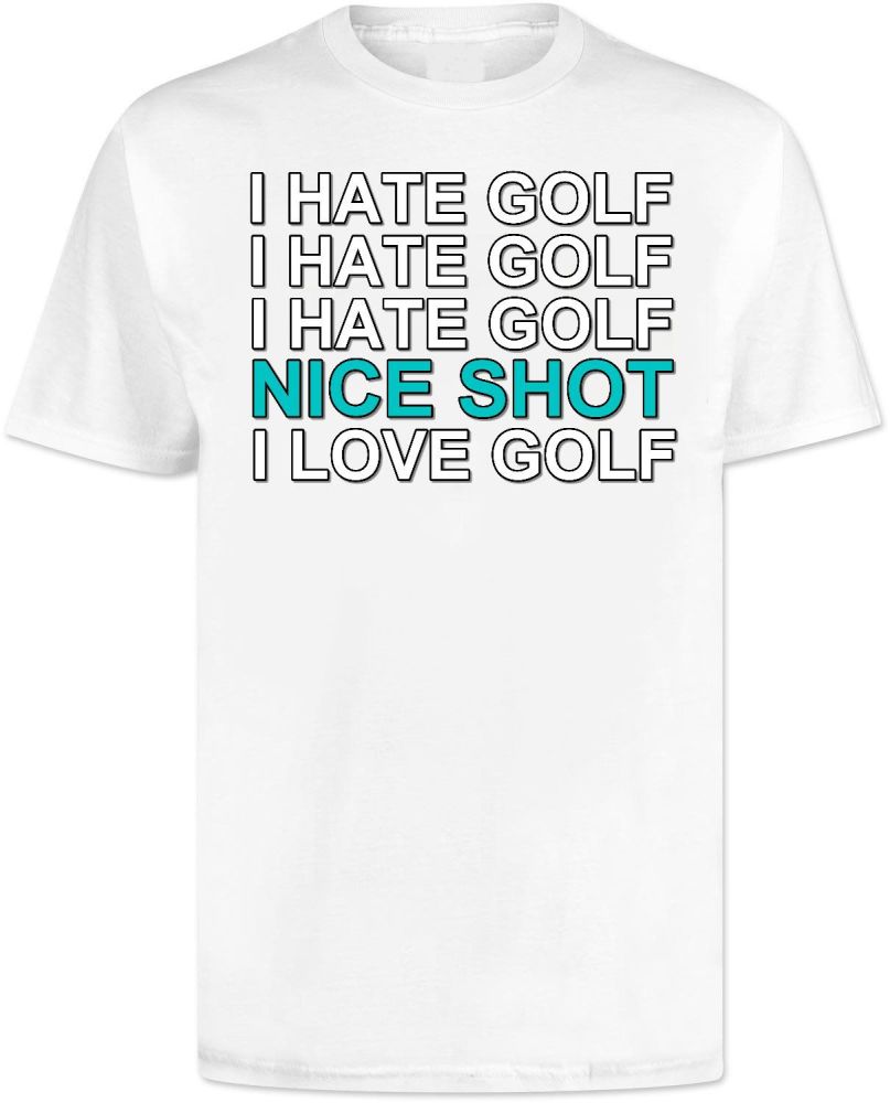 I Love Golf T Shirt