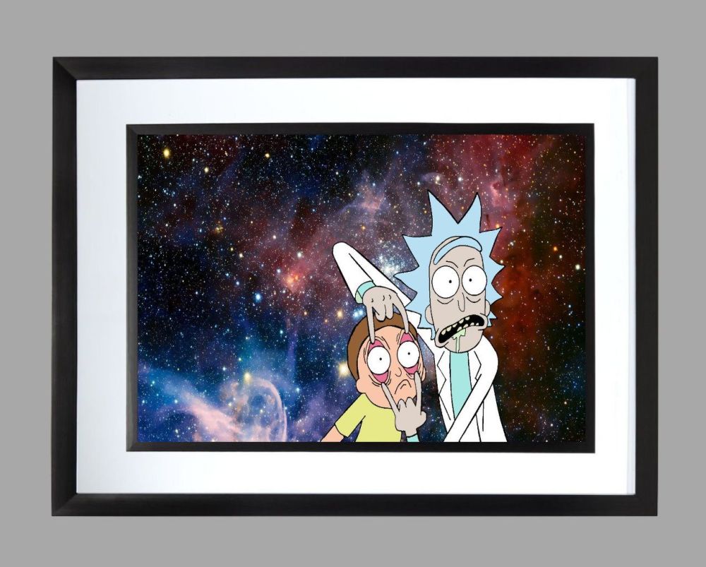 Rick and Morty Mini Poster Print Art