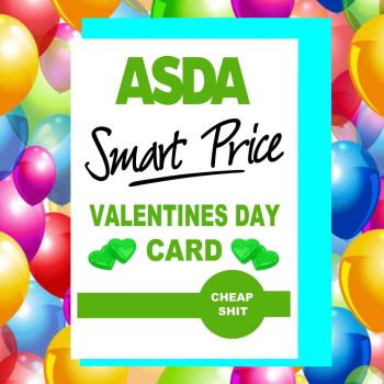 Asda Smart Price Valentines Card