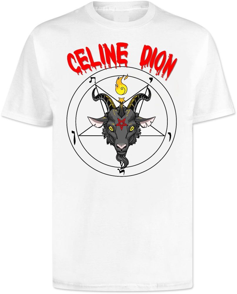 Celine Dion Satanic Joke T Shirt