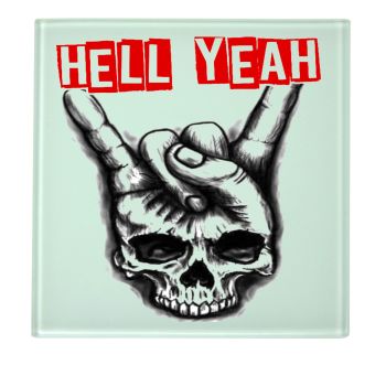 Heavy Metal Devil Horns Coaster