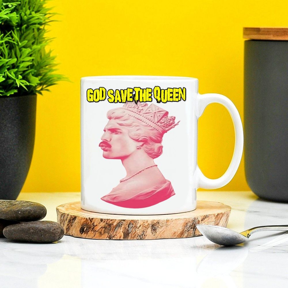 God Save The Queen Freddie Mercury Mug