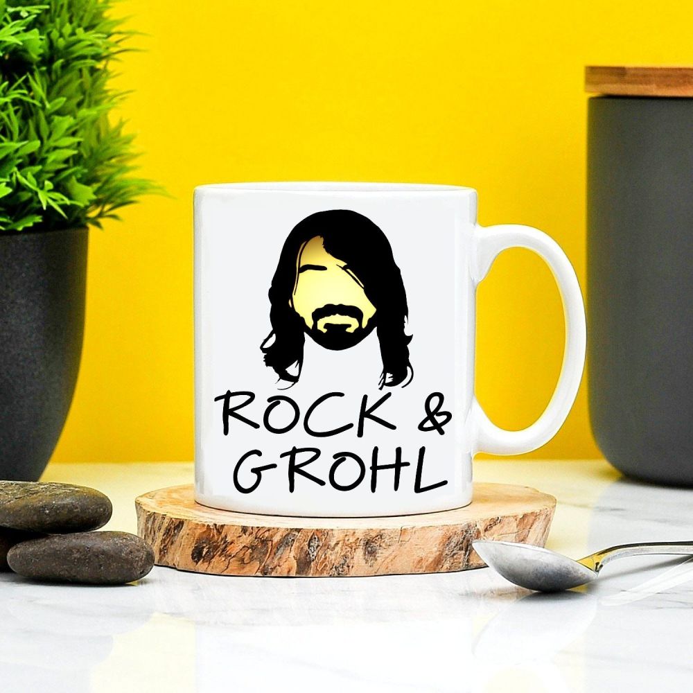 Dave Grohl Mug Foo Fighters Rock n Grohl