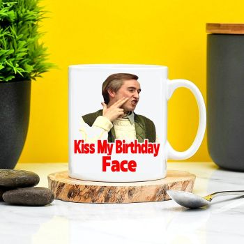 Alan Partridge Kiss My Birthday Face Mug