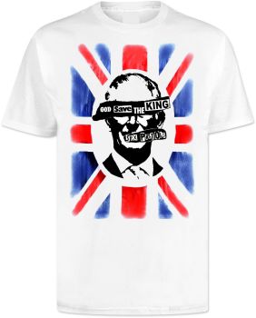 God Save The King Sex Pistols Style T Shirt