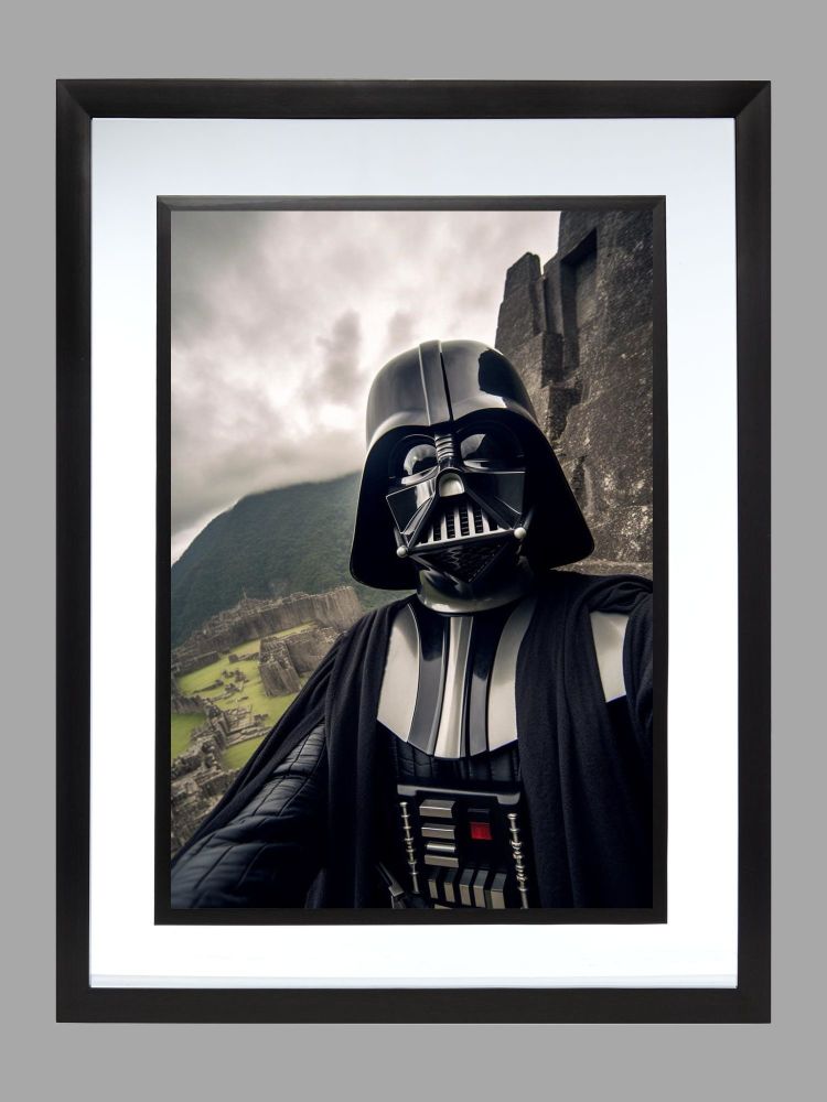 Darth Vader Selfie Poster Pint