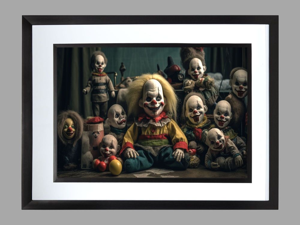 Clowns Poster Print