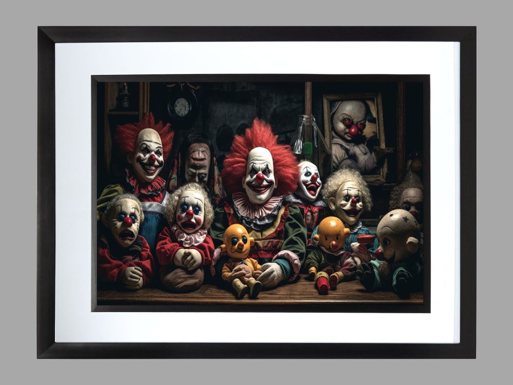 Clowns Poster Print