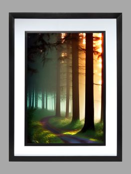 Wood Forest Poster