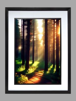 Wood Forest Poster