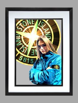 Stone Island Style Poster