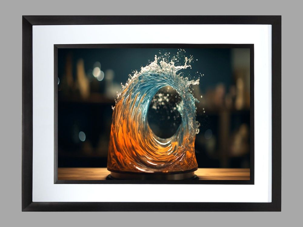 Abstract Water Poster Print