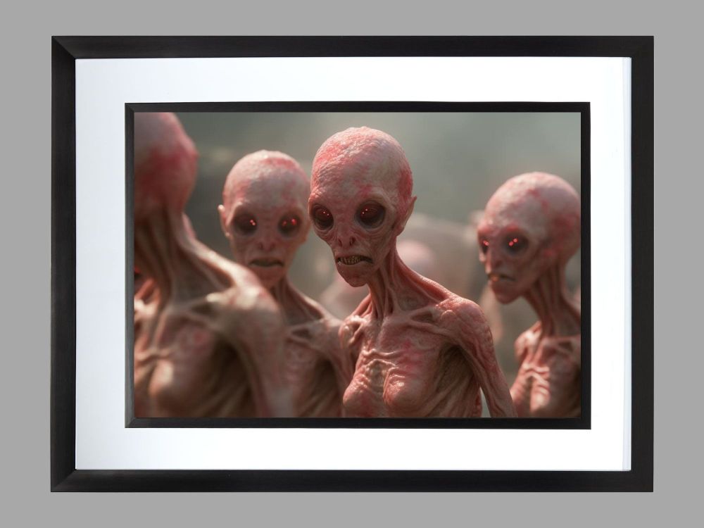 Horror Aliens Poster Print