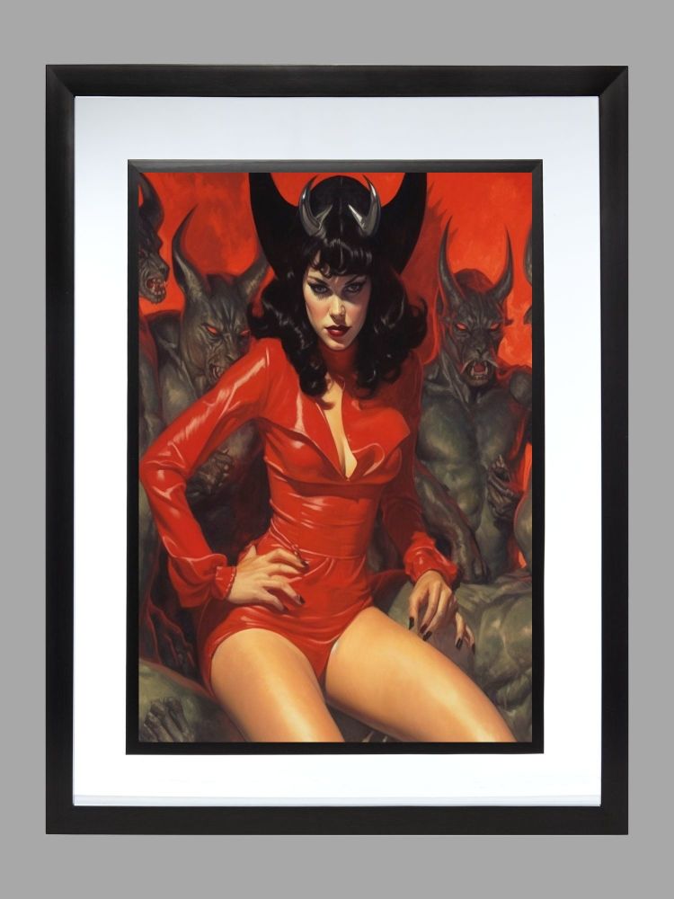 Devil Woman Poster Print