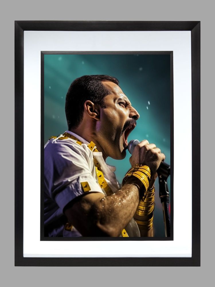 Freddie Mercury Queen Poster Print
